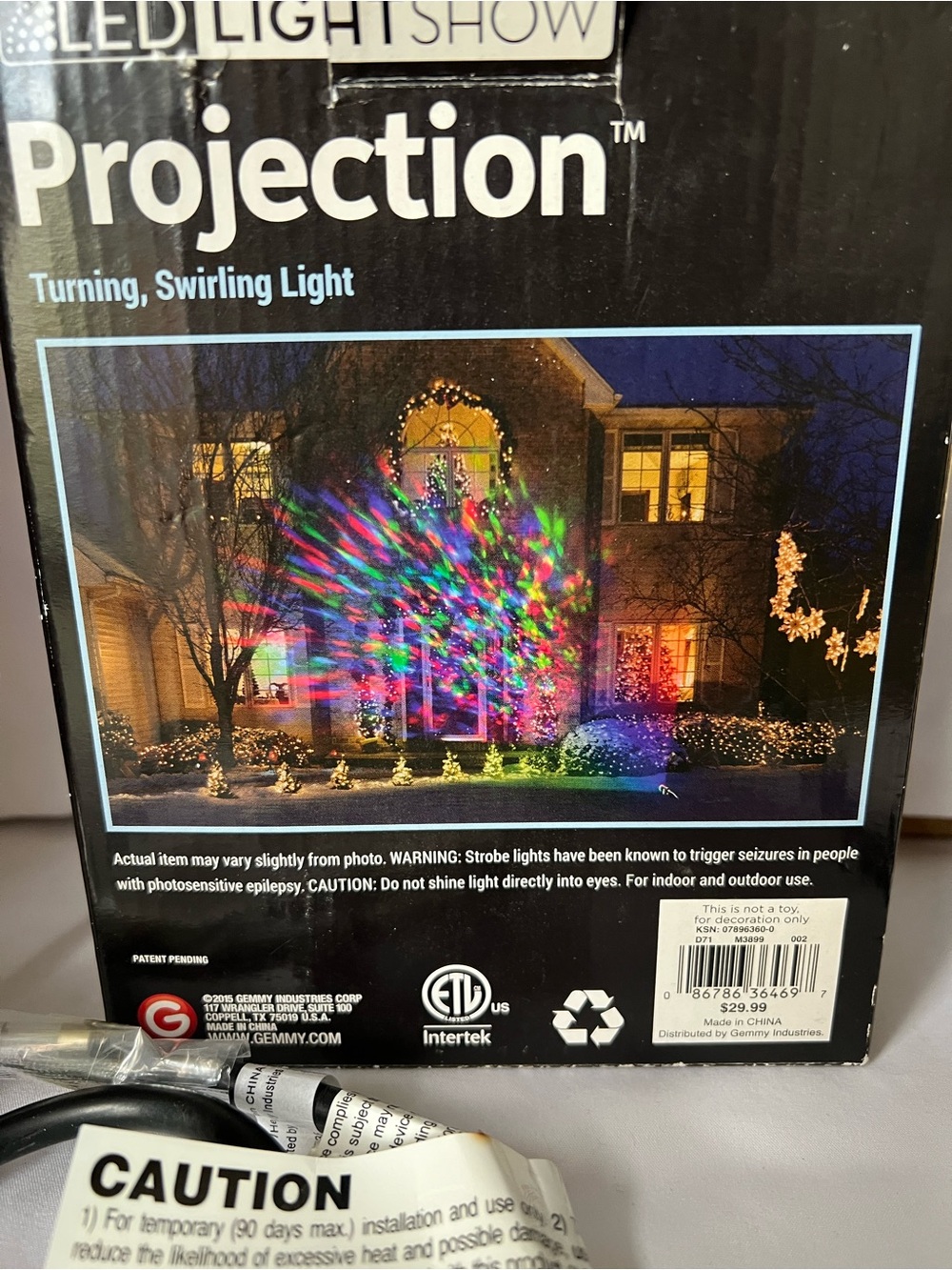 LED Projection Light - Multicolor Holiday Display